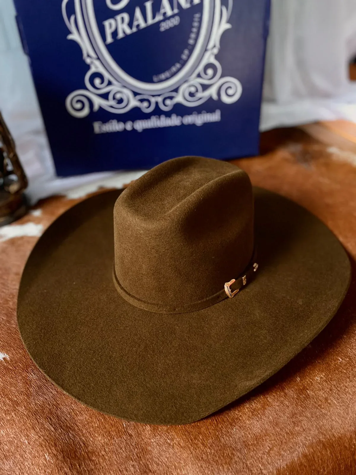 Chapéu Pralana Crossfelt Café
