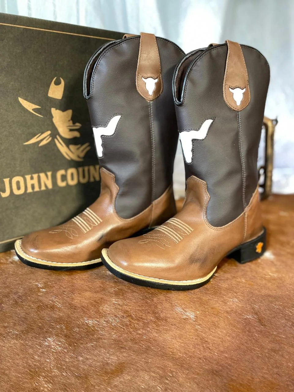 Texana Masculina Long Horn